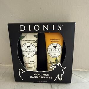 Dionis Goat Milk Hand Cream Set, Southern Magnolia & Honeysuckle Coconut